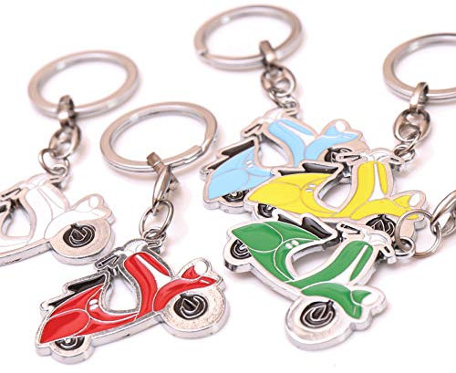 Portachiavi Vespa Compleanno 18 Anni Bomboniera Ragazzo Maschile Spedizione Gratuita (10 PEZZI) 047