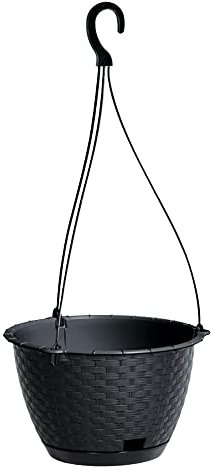 Jardinière suspendue RATOLLA ROUND L 3,4L, dimensions (mm) 217x217x142, couleur Anthracite