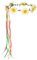 DEGUISE TOI Vegaoo Margeriten-Blumenkranz Haarschmuck bunt