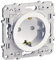 Schneider Electric - Odace, prise de courant 2P+T Blanc, standard allemand, à vis, connexion à vis - S520057
