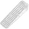 Rocky Mountain Goods Clear Wedge Door Stop - Ribbed on Bottom for Extra Grip - Blends in with Any Room - Great for Carpet, Hardwood or Tile