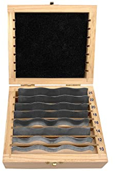 PAULIMOT Parallelunterlagen-Set wellenförmig 16-teilig Länge 110 mm