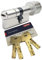 ABUS Bravus.3000 MX Knaufzylinder mit Sicherungskarte und 4 Schlüssel, Länge (a/b) 50/K45mm (c=95mm) K=Knaufseite, modulare Bauweise MX erhöhter Bohr/Zieh- u. Abreißschutz