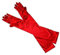 L&L® LADIES LONG 23 OPERA EVENING SATIN FINGER GLOVES PARTY DRESS PROM (Red)