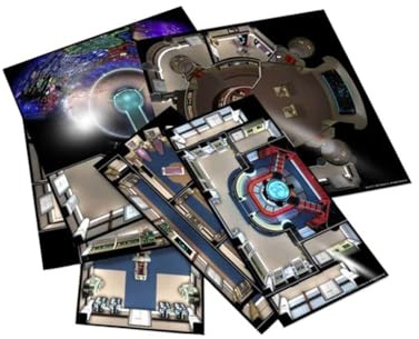 Modiphius The Next Generation Starfleet Deck Tiles: Star Trek Adventures Accessories