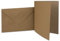 100 Kraftpapier-Karten-Umschlag Set DIN A6 Falt-Karten Natur-Braun 10,5x14,7 cm 220 g/m² Brief-Umschlägen DIN C6 11,5x16,0 cm 90 g/m² Natur-braun