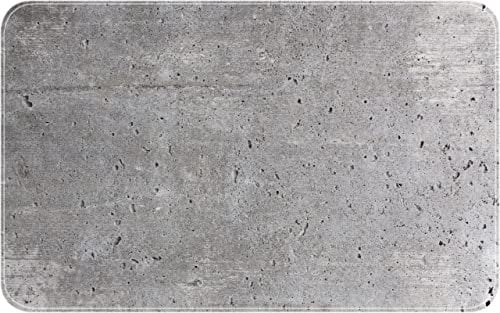 WENKO Wanneneinlage Modell Concrete - Antirutsch-Badewannenmatte mit Saugnäpfen, Kunststoff (TPR), 40 x 70 cm, Mehrfarbig, Grau, 0 x 70 x 40 cm