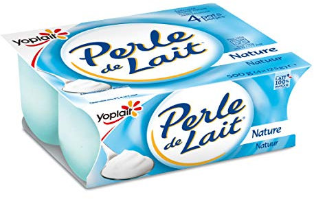 Yoplait Perle De Lait Nature 4x125g