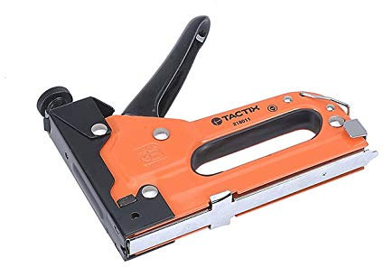 TACTIX Handtacker Set inkl. 600 Tackerklammern Typ 53 Heftklammer 3in1 Tacker