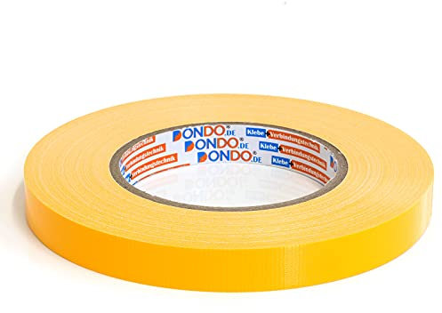 Panzertape Dontex-Pro Universal Gewebeband Gewebeklebeband Gewebeverstärktes Ductape gelb 15mm x 50m