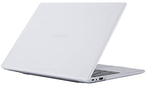 YGoal Hülle Kompatibel mit Huawei Matebook 14S, Kunststoff mattierte Hart Case mit Tastatur Skin Abdeckung für Huawei Matebook 14S, Klar