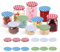 MorNon Lot de 100 couvercles de rechange Twist Off pour bocaux, pots à confiture, 4 couleurs, 82 mm