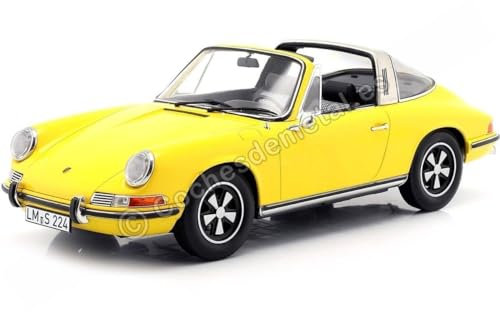 Norev 1:18 Porsche 911 E Targa 1969 - Gelb