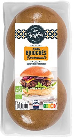L'Angelus Burger Buns, Gourmet Brioche, 2x75g