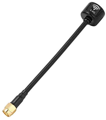 125 Mm 5,8 GHz 2,5 Dbi-Antenne für Ferngesteuerte FPV-Drohne, Schlagfeste RHCP-Verstärkungsantenne (Blau)