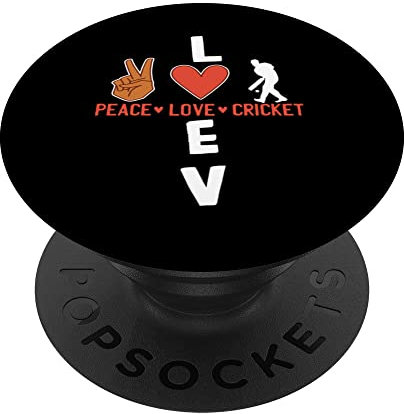 Damen Cricket Merchandise Bekleidung Cricket Ausrüstung PopSockets mit austauschbarem PopGrip