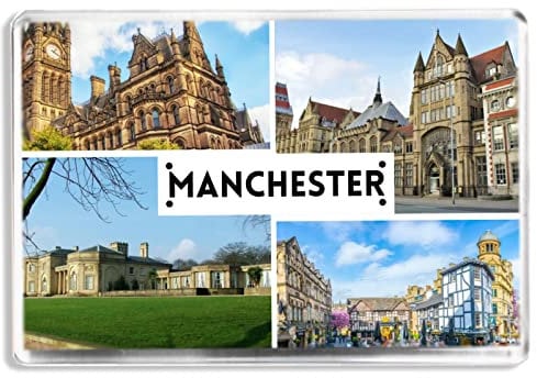 Manchester - UK - Souvenir Tourist Fridge Magnet - Novelty Keepsake Gift