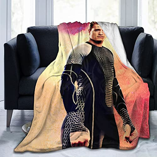 LOUJIN Josh Hutcherson Decke, leicht und warm, ultraweiche und bequeme Flanelldecke, Mikrofaser-Fleecedecke, Anti-Pilling-Plüschdecke für Couch, Bett, Sofa