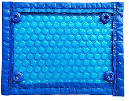 EHEIN Cobertor Solar for Piscina, Manta Solar for Piscina con Burbujas, Cobertor for Piscinas, Polietileno de 400 micras de Espesor con Bordes envueltos (Color : Bule, Size : 3m x 7m/9.8ft x 22.9ft)