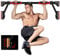 MERUYOO Klimmzugstange für Türrahmen zum Einhängen ohne Schrauben und kein Abrutschen, Profi Türreck, Pull-up Bar mit gepolsterten Griffen (schwarz, S 78cm-98cm)