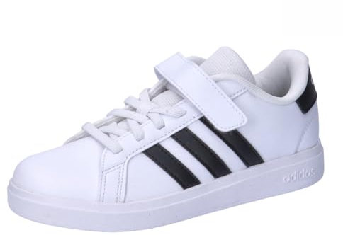 adidas Unisex Kinder Grand Court 2.0 Shoes Children, Cloud White/core Black/Cloud White, 31 1/2 EU