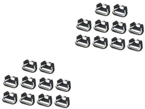 Gatuida 20pcs Dslr Camera Strap Buckle Adapter Ring Connectors for Accessories