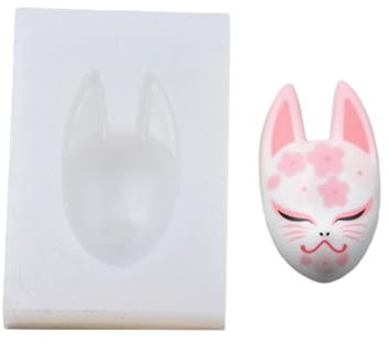 Atemberaubende Silikonform zum Basteln von Masken, Schlüsselanhänger, Schmuck, Epoxidharz-Form