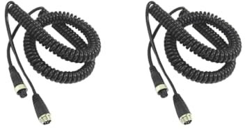Lot de 2 câbles d'extension universels à 4 broches pour caméra de recul 5 m