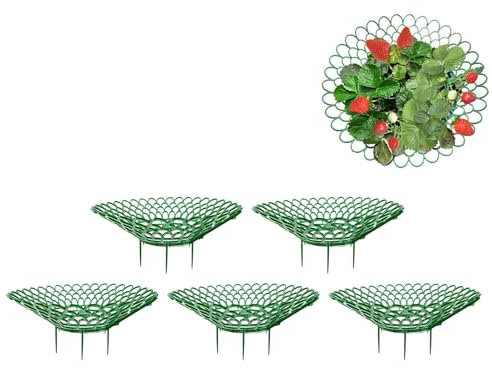 Soportes para fresas, 5/10 marcos de cultivo de fresas, soporte de soporte para plantas de fresa, estantes de cultivo de fresas, soporte para jaula de plantas de fresa, marco protector de frutas de