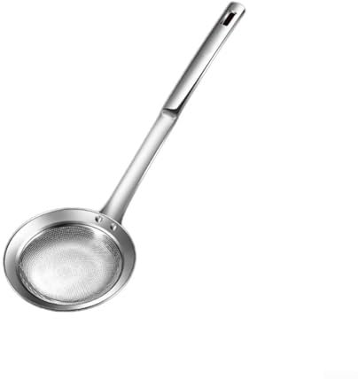 304 Stainless Steel Filter Scoop, Foam Scoop, Household Kitchen Filter Oil Skimmer, Extended Thickened Dense Mesh Foam Scoop Oil Separator (medium)