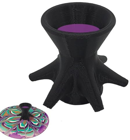 Kit de bricolage de Noël – Ensemble de dessin, tasse verseuse de fleurs, outil de versement de peinture, outil de peinture à flux, kit de dessin de Noël, passoire à fleurs pour fournitures artistiques