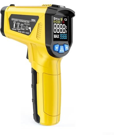 Sleek Design Digital Infrared Thermometer Model 800A Featuring Multi functionality and High Precision in Temperature Measurement