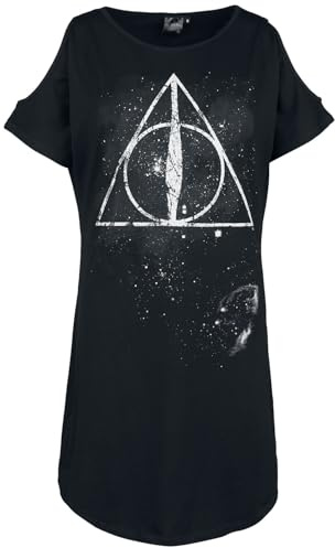 Harry Potter Deathly Hallows Frauen Kurzes Kleid schwarz Fan-Merch, Filme S