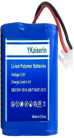 Staubsauger-Akku mit hoher Kapazität, kompatibel mit ILIFE A4 A4s V7 A6 V7s Plus Roboterstaubsauger ILife 4S 1P volle Kapazität Hochleistungs-5200 mAh A4 3400 mAh, mit professionellem