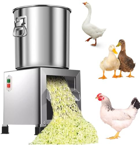 Electric Vegetable Chopper, 1000W High Power, 2800 RPM Fast Processing, Ideal for Home and Farm Use