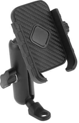 QUARKZMAN Fahrrad Handyhalterung, Handyhalterung für Motorroller Fahrrad Spiegel, Halterung für 3.5-7.1 Zoll Handy, Schwarz