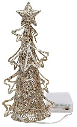 Albero di Natale In Ferro Battuto Con Luce Led Paesaggio Decorazione Accessori Forniture Per Ristorante Sala da pranzo Decorazione Del Partito Artificiale