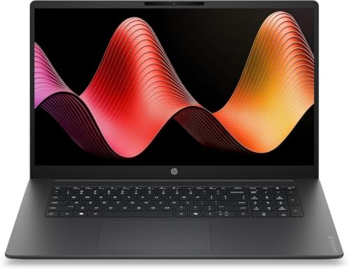 HP OmniBook 3 17-dp0002sf Ordinateur Portable 17,3 FHD IPS, PC Portable (AMD Ryzen 5 40, RAM 16 Go, SSD 512 Go, AMD Radeon 610M Graphics, Windows 11), Laptop Gris, Clavier AZERTY