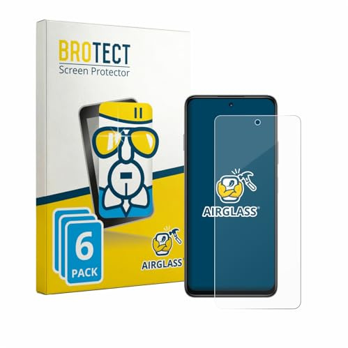 BROTECT 6 Stück Schutzglas für Huawei Enjoy 90 Plus Schutzfolie Panzer Folie Glas[Extrem Kratzfest 9H, Anti-Fingerprint, Ultra-Transparent]
