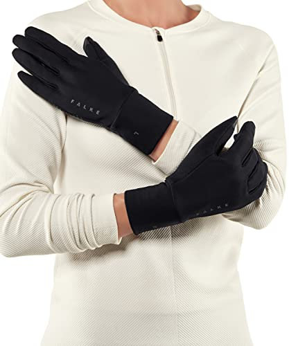 FALKE Unisex Winter-Handschuhe Brushed U Gl Funktionsmaterial schnelltrocknend 1 Paar, Schwarz Black 3000, L-XL