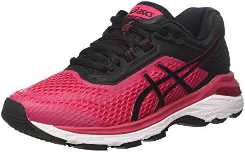 ASICS Gt-2000 6, Chaussures de Running, Rose (Bright Roseblackwhite 2190), 35.5 EU