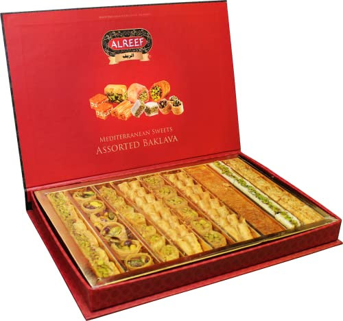 Alreef Mediterranes Baklava sortiert, 800 g (70–80 Stück)