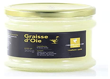Jemangefrancais Graisse D'oie en Boite de Verre, 300g