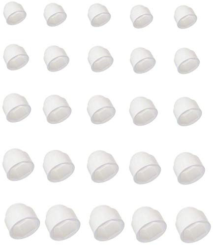 5x SCHUTZKAPPEN M5 BIS M30 Weiß HUTMUTTERN SECHSKANTSCHRAUBEN ABDECKKAPPEN FÜR SCHRAUBE KAPPE AUTO MÖBEL ABDECK MUTTERN (M12 / Hex 18mm)