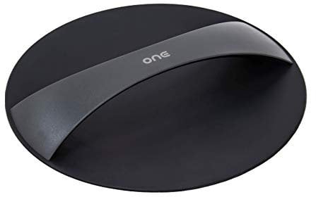 OneLid Couvercle de casserole universel avec passoire intégrée — Compatible avec les casseroles jusqu'à 21,6 cm — Passe au lave-vaisselle – Noir, solide