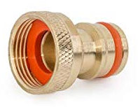 LEM Select Nez de Robinet GW 1/2 (20/27) en Laiton pour Tuyau d'arrosage (Lot de 2)