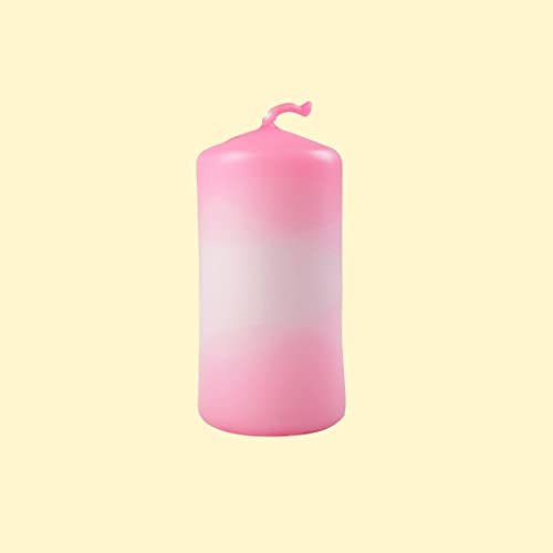 MADAM ERLE | Dipdye Blockkerze | ALVA | handgemachte Kerzen | neon-pastell farbig | bunt | lange Brenndauer| Dekokerzen | Wohnzimmerdeko | tolle Geschenkidee für Frauen und Freundin