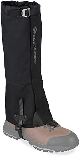 Sea to Summit Quagmire Canvas Gaiters, Black, Large