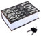 Pwshymi Dictionnaire Livre Secret Coffre-fort, Boîte de Sécurité Dictionnaire en Forme Caché Détournement Argent Argent Bijoux Serrure Boîte(LOVE type)