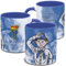 DDR Tasse: Gebote der Jungpioniere - DDR Pionier, Pioniergruß, Seid bereit - immer bereit, Ostalgie, Nostalgie, Geschenk, Retro, blau